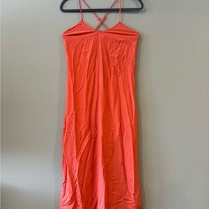 Old Navy Coral Maxi Dress Women’s XS Chic Summer Dress